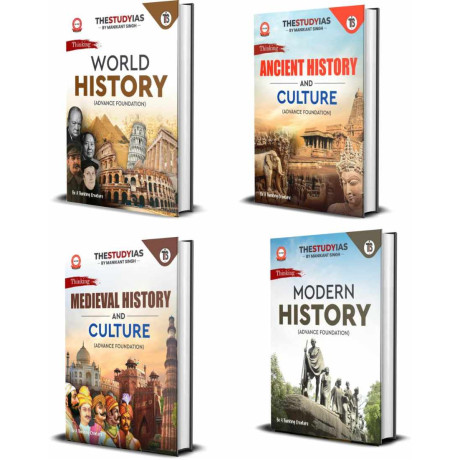 Manikant Singh History Books Set of 7 | Ancient, Medieval, Early Medieval, Modern & World History | Mapping & Question Bank | English Medium 