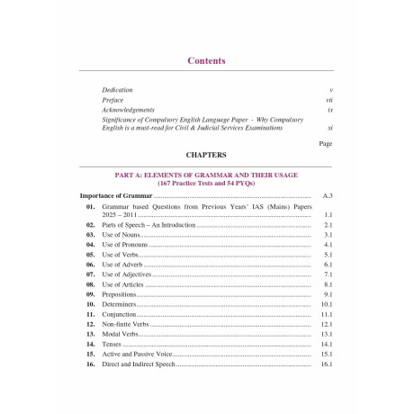 Compulsory English For IAS (Mains) Examination, 6th Edition 2027 for Civil and Judicial Services Examinations | Covering Grammar, Vocabulary, | AP Bhardwaj | OakBridge