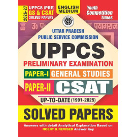 Youth UPPCS (Pre) GS & CSAT | (English Medium) | (Up-to-Date 1991-2025) Solved Papers: 2026-27