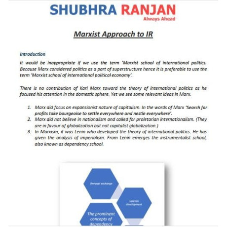 Shubhra Ranjan Mam PSIR HD Printed Notes 2026–27 | 7 Booklets Set | English Medium | UPSC Mains