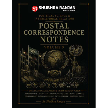Shubhra Ranjan PSIR Postal Correspondence Notes Set of 5 Books 2026-27 | English Medium