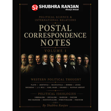 Shubhra Ranjan PSIR Postal Correspondence Notes Set of 5 Books 2026-27 | English Medium