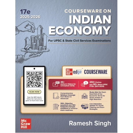 Indian Economy by Ramesh Singh | 17th Edition  (English) 2025-26