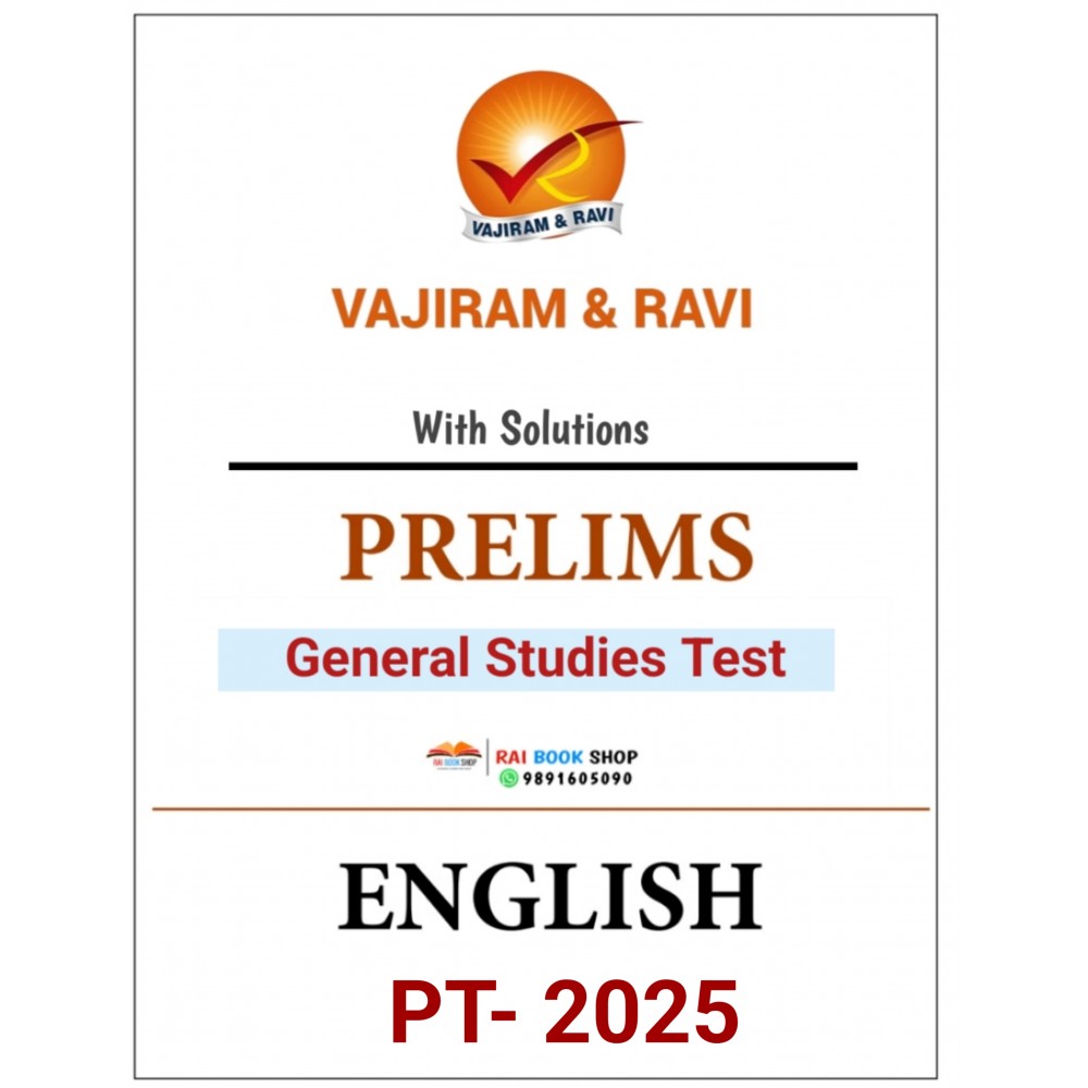 Vajiram And Ravi Prelims Test Series 2025 |1 To 15 | English Medium