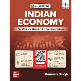 Indian Economy Courseware, 18e by Ramesh Singh |ENGLISH MEDIUM|18th Edition