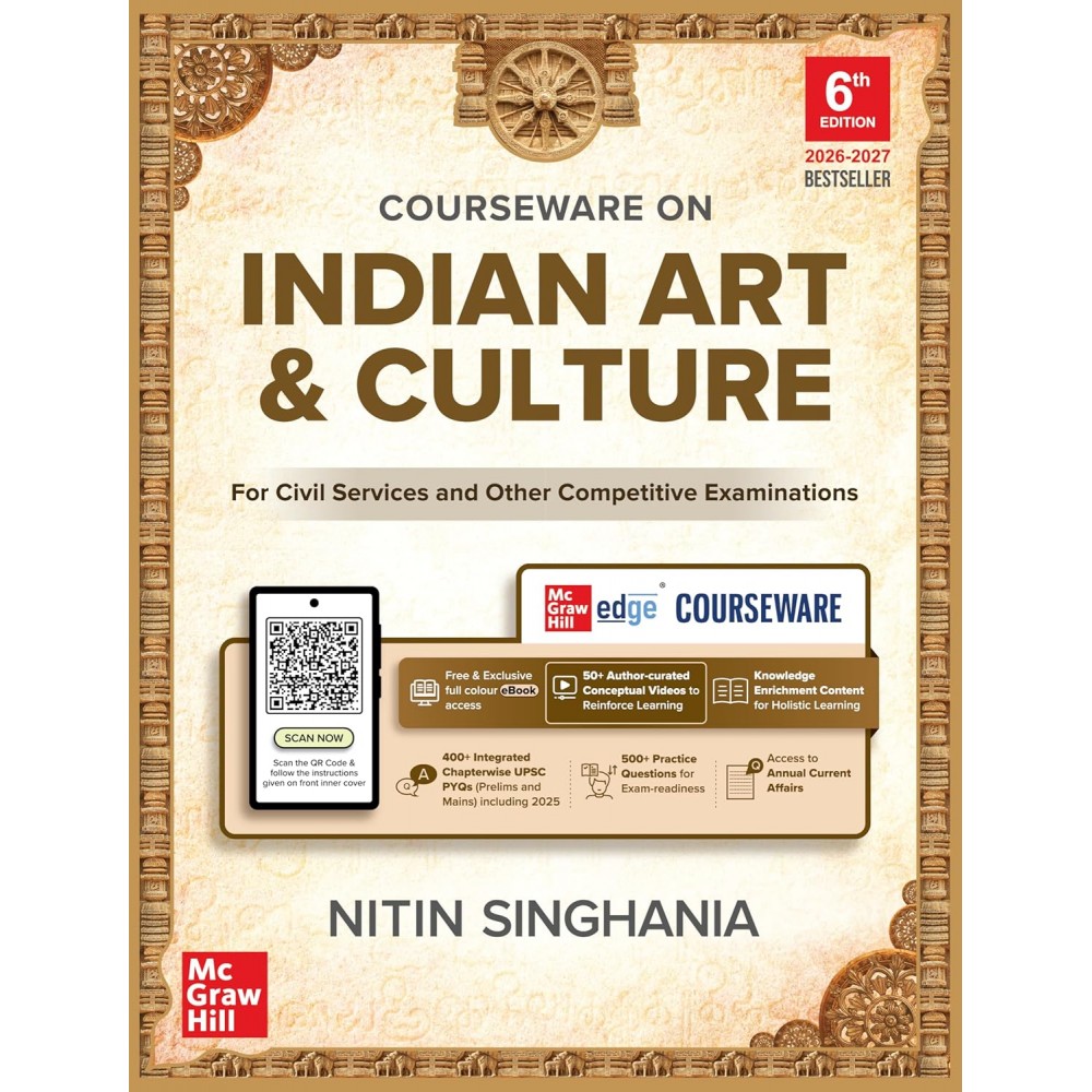 Indian Art and Culture by Nitin Singhania  (IAS) | 6th Edition | English Medium