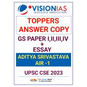 Topper Copy Aditya Srivastava AIR 1 | GS Paper 1234 + Essay | English 